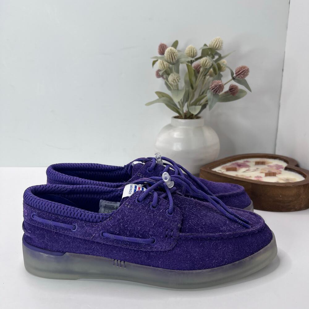 Sperry Topsider X Concepts Authentic Original 3-Eye Boat Shoe Purple Men 11 NWOB